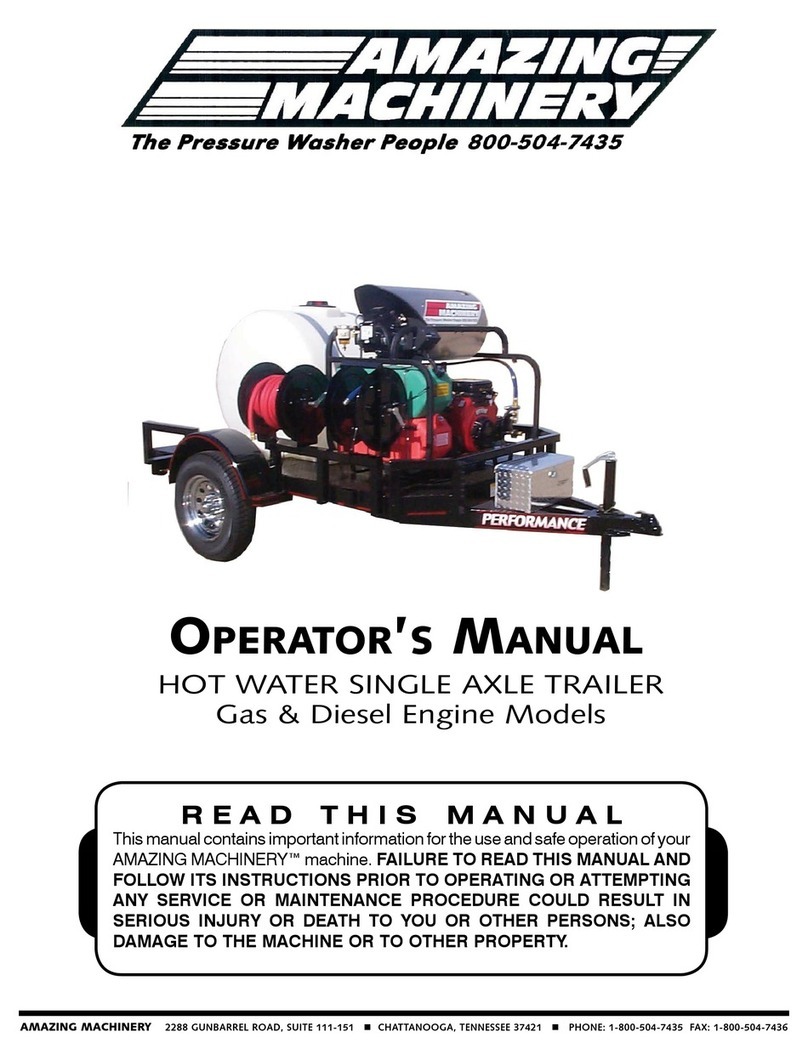 Amazing Machinery Performance Gas Engine Operator's manual
