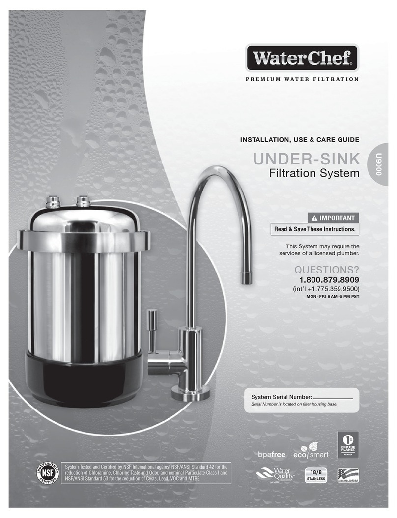 WaterChef U9000 Use & care guide WaterChef U9000 Use & care guide