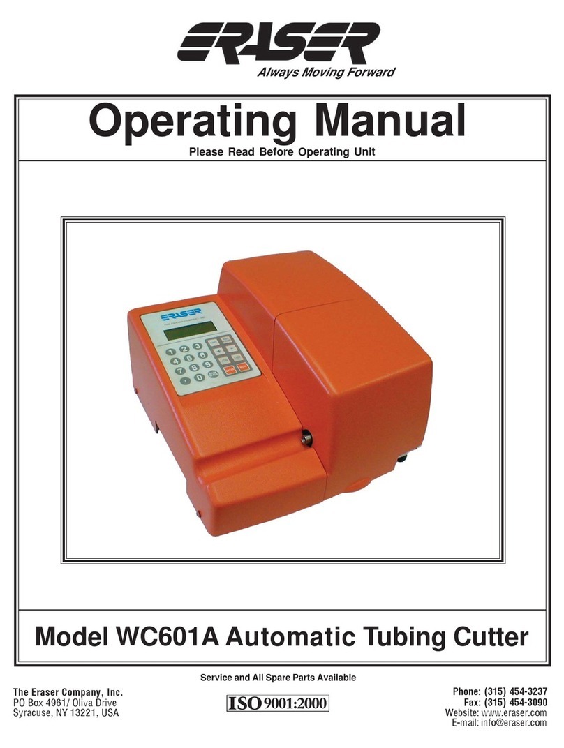 Eraser WC601A User manual