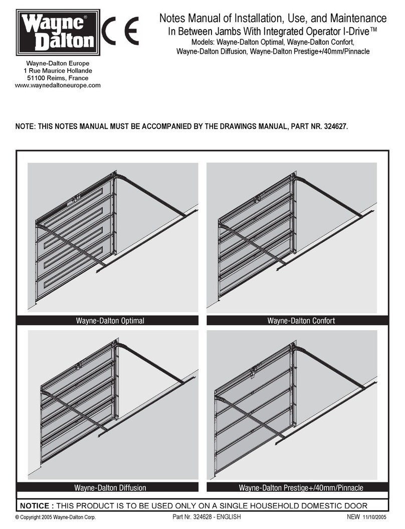 Wayne-Dalton Optimal Installation guide