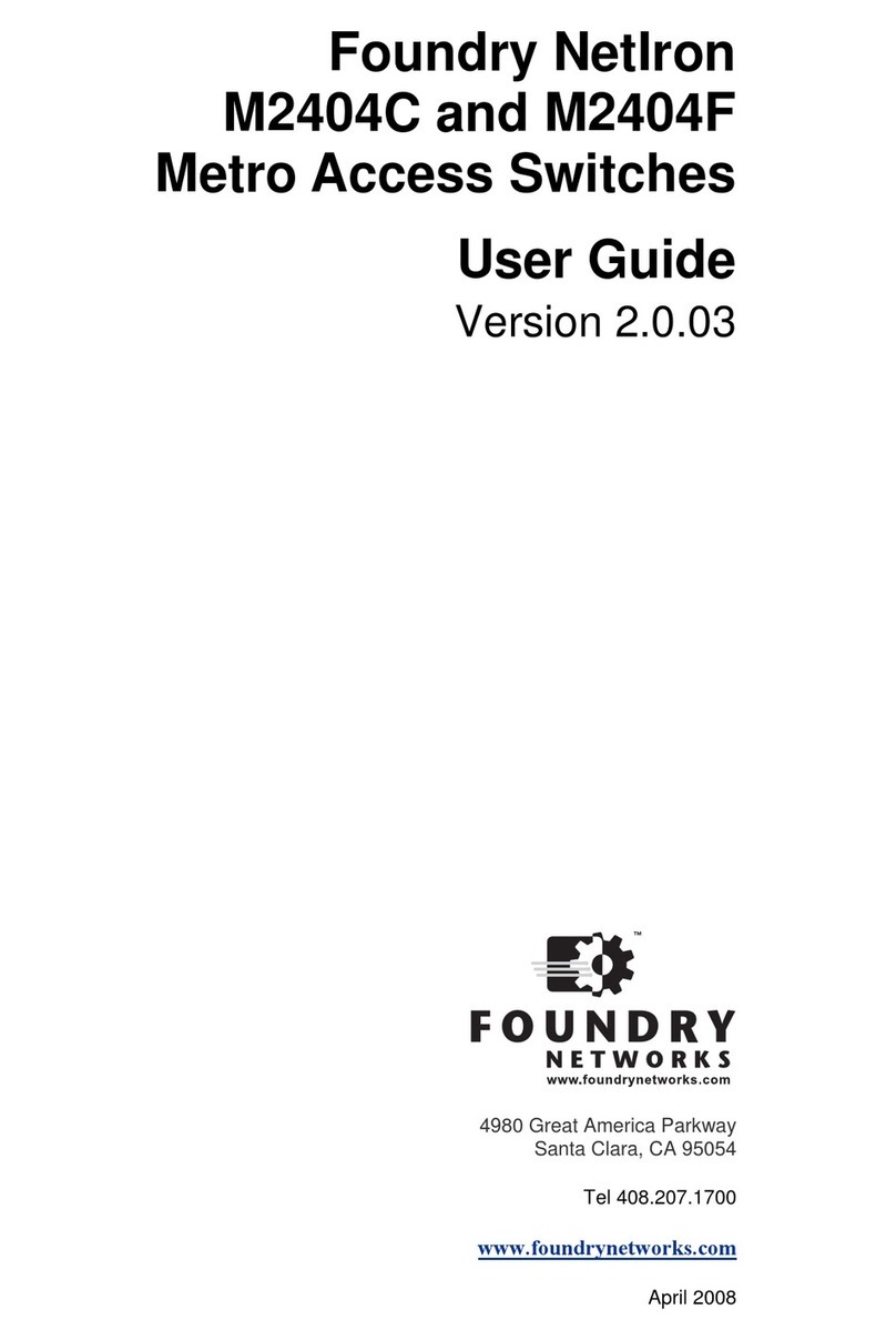 Foundry Networks NetIron M2404C user guide
