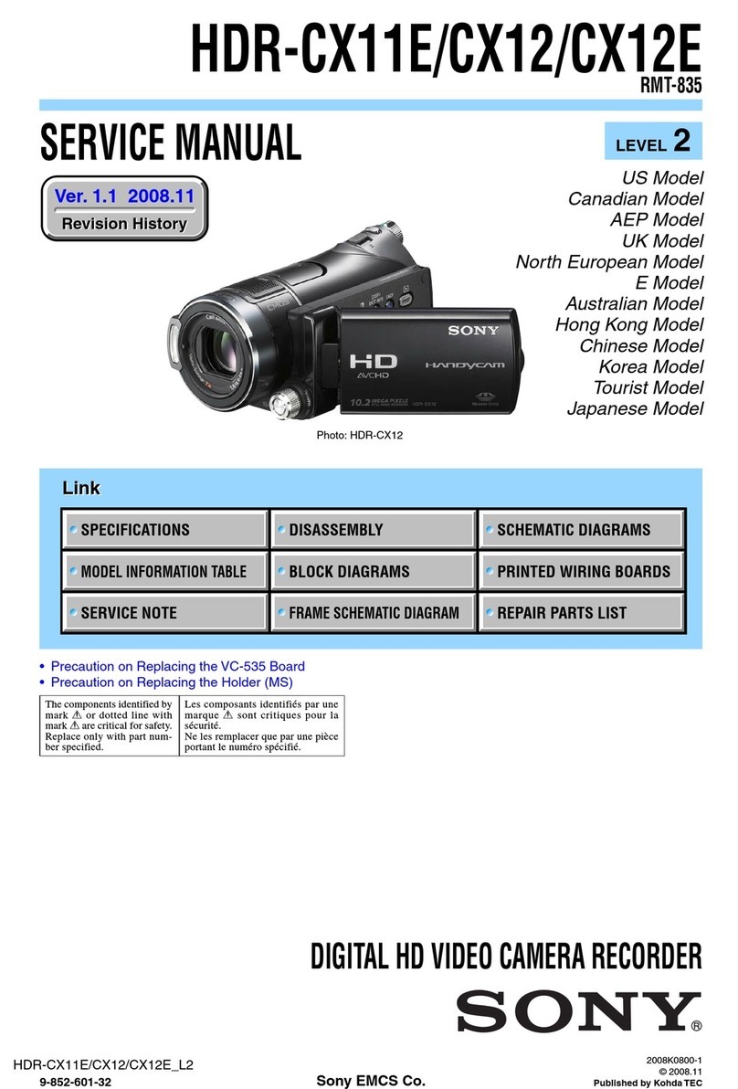 Sony Handycam HDR-CX11E User manual