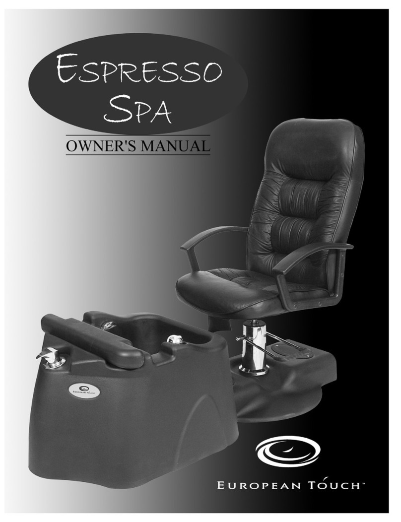 European Touch Espresso Spa User manual
