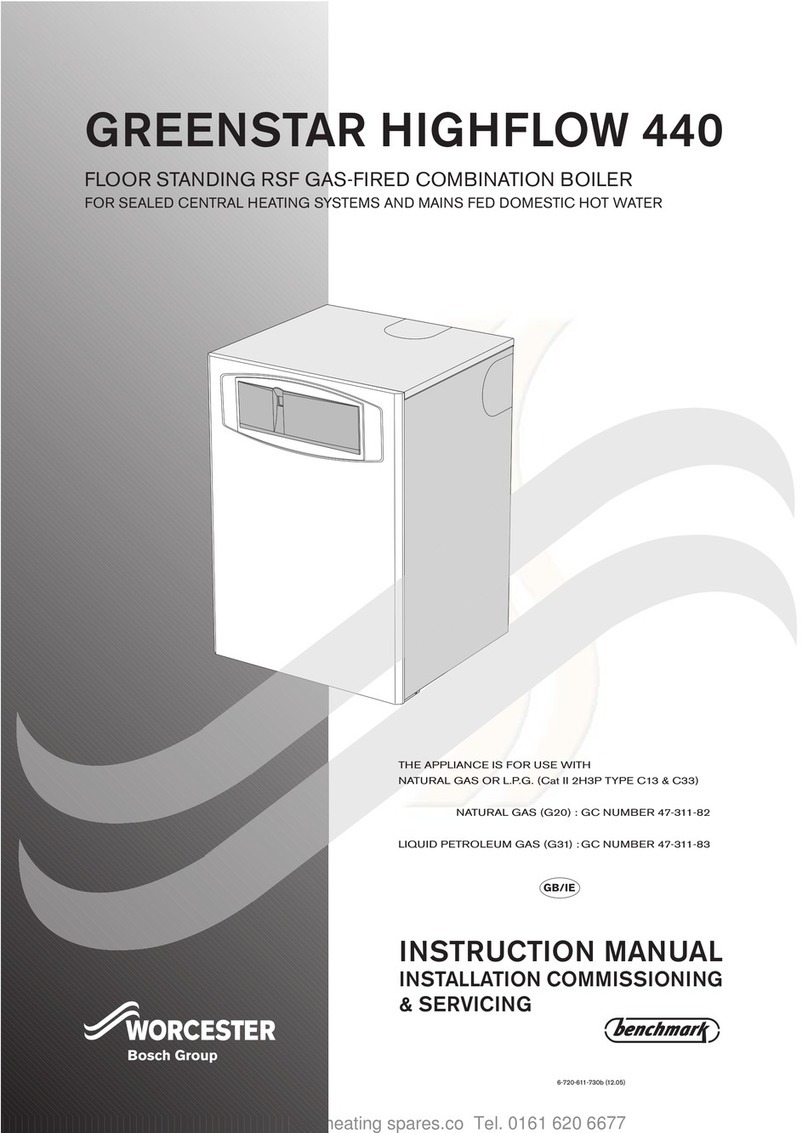 Worcester Greenstar Highflow 440 User manual