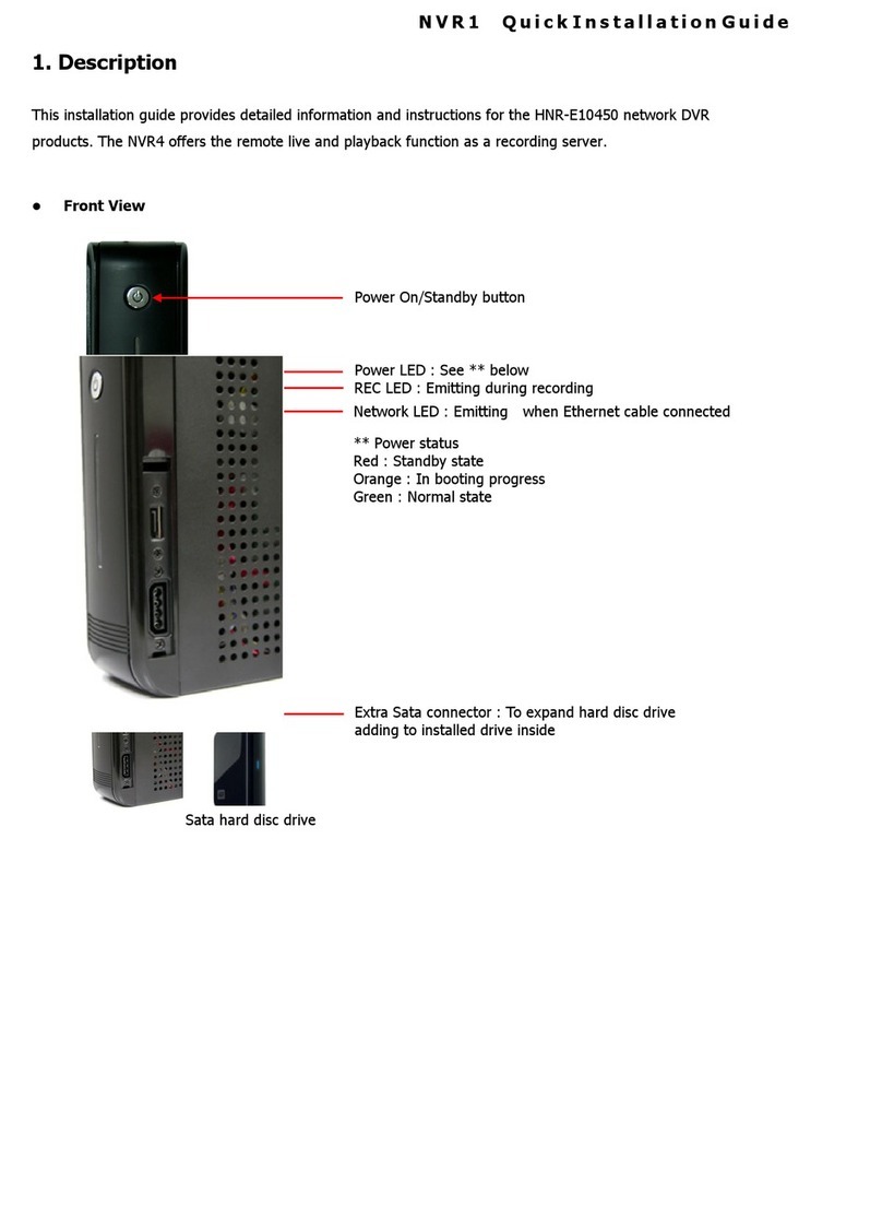 Hitron HNR-E10450 Quick installation guide Hitron HNR-E10450 Quick installation guide