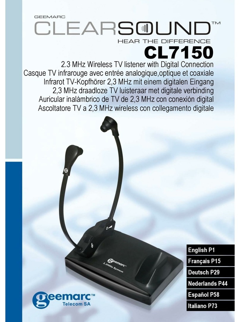 ClearSound CL7150 user guide