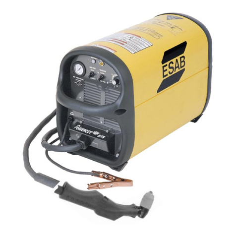 ESAB Powercut 875 User manual