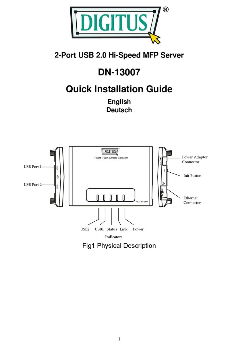 Digitus DN-13007 Quick installation guide