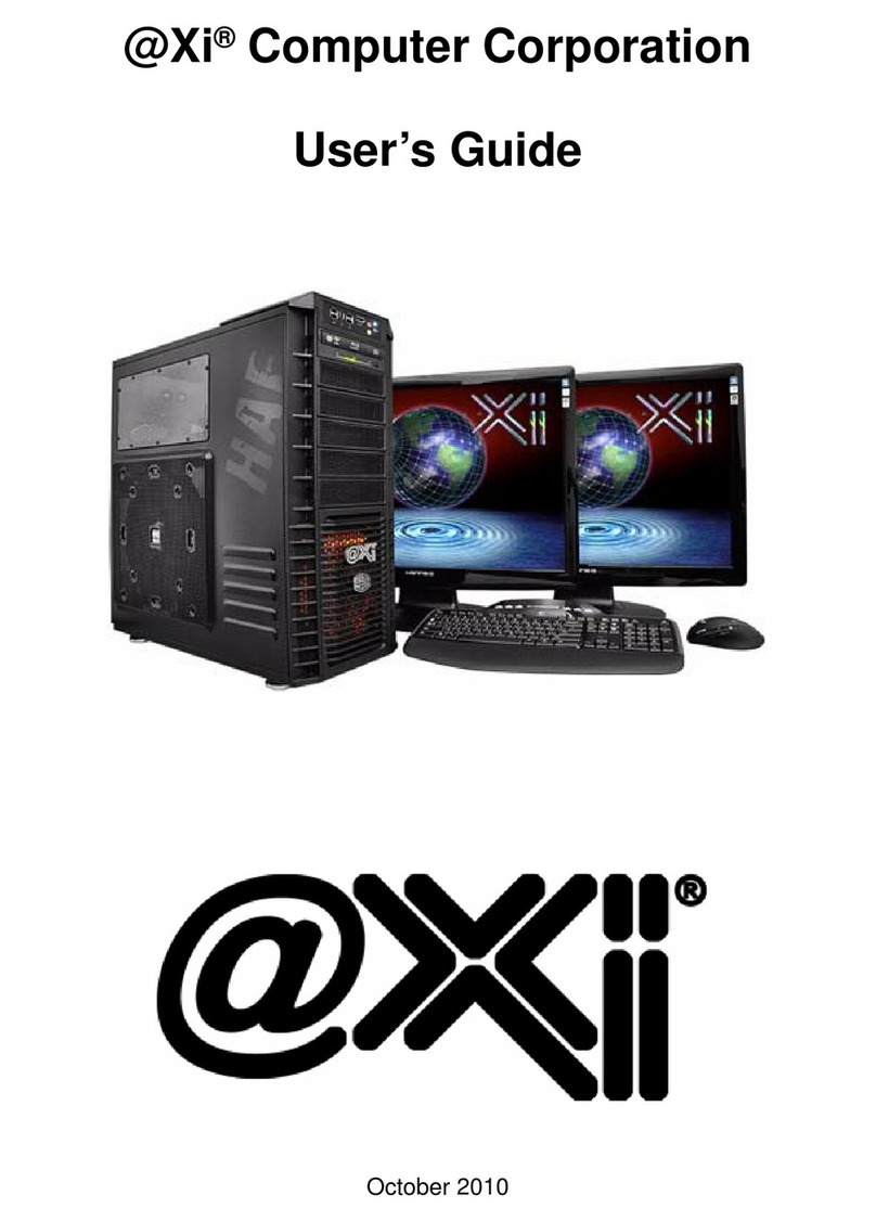 Xi Computer Corporation MTower user guide Xi Computer Corporation MTower user guide