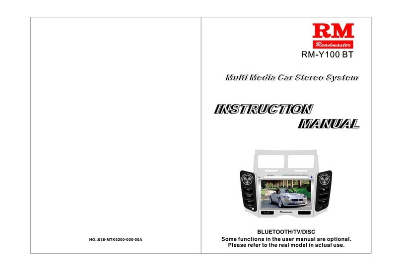 Roadmaster RM-Y100BT instruction manual