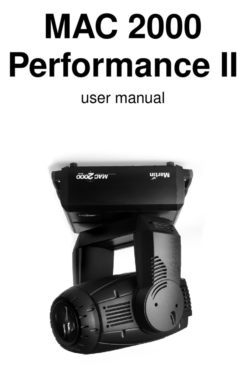Martin MAC 2000 Profile II user manual