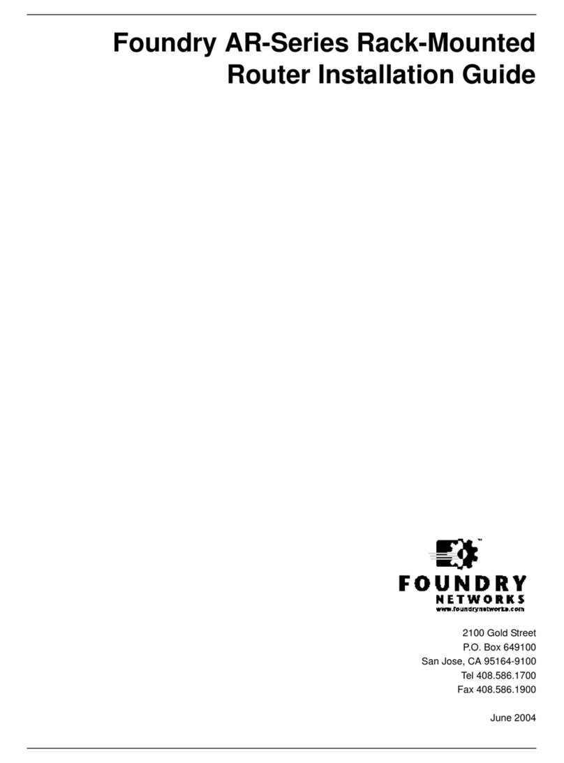 Foundry Networks AR SERIES installation guide Foundry Networks AR SERIES installation guide