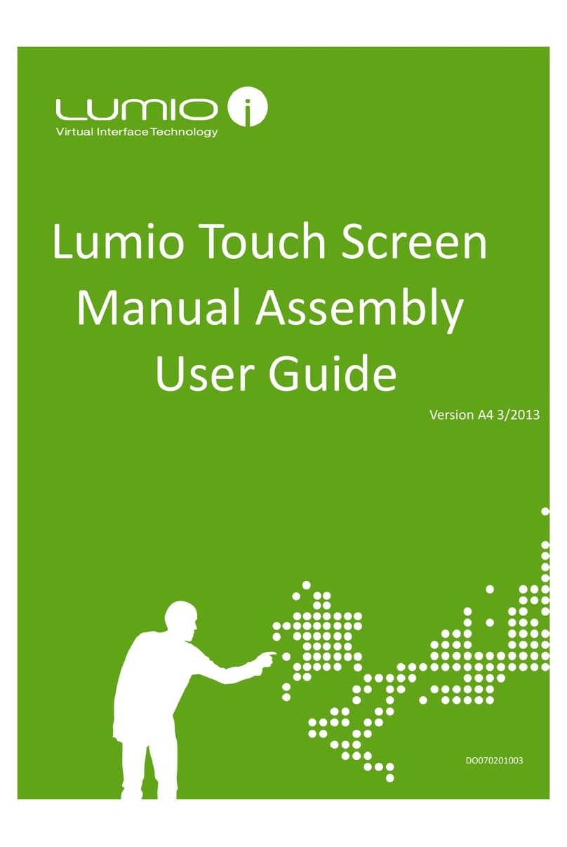 Lumio Touch Screen User manual