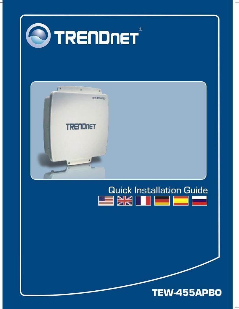 TRENDnet TEW-455APBO - 9dBi High Power Wireless Outdoor PoE Access... User manual