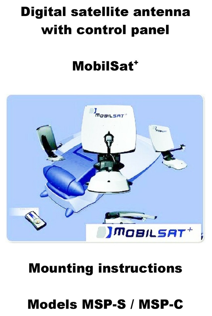 MobilSat MSP-S Mounting instructions