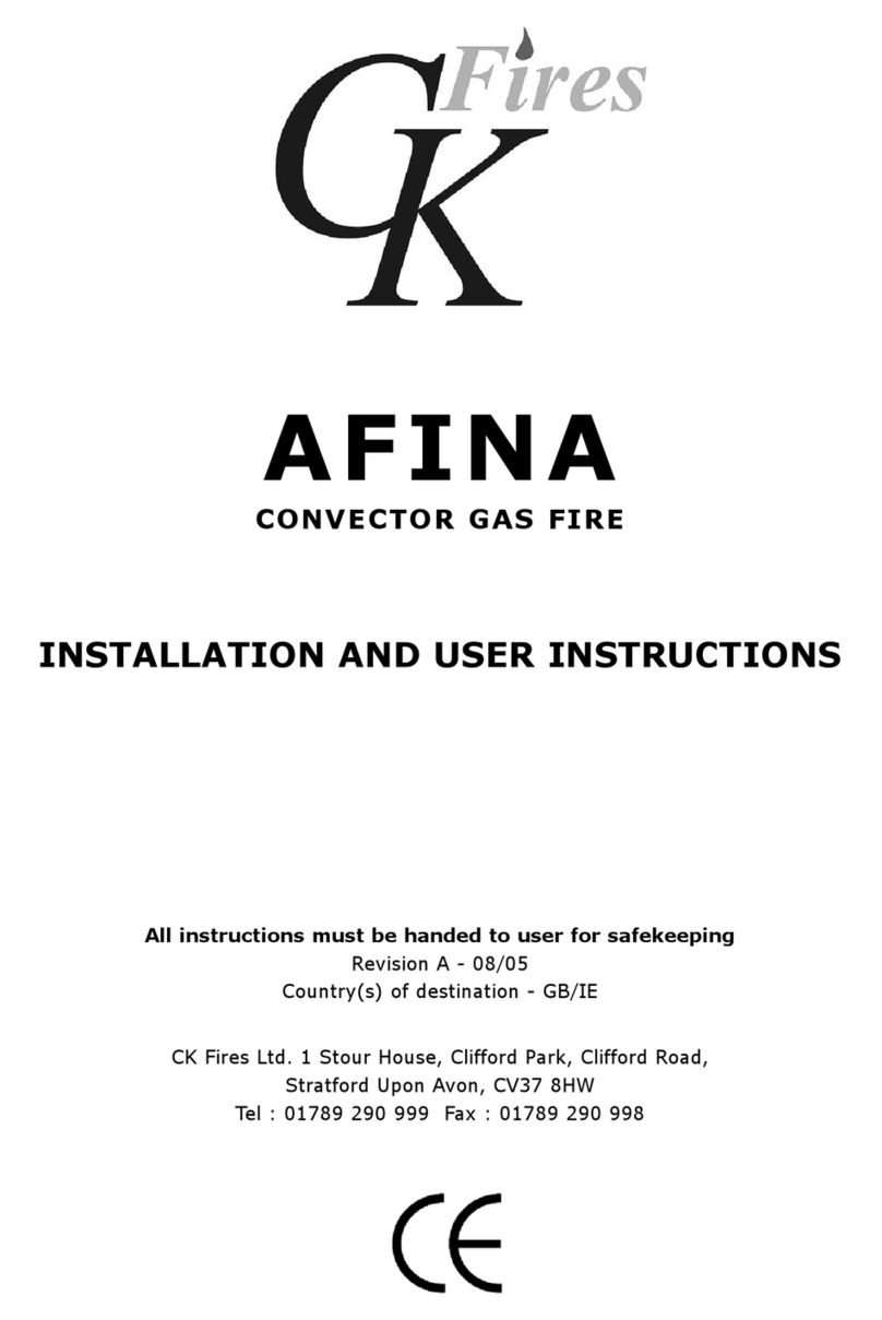 CK Fires AFINA Installation and user instructions CK Fires AFINA Installation and user instructions