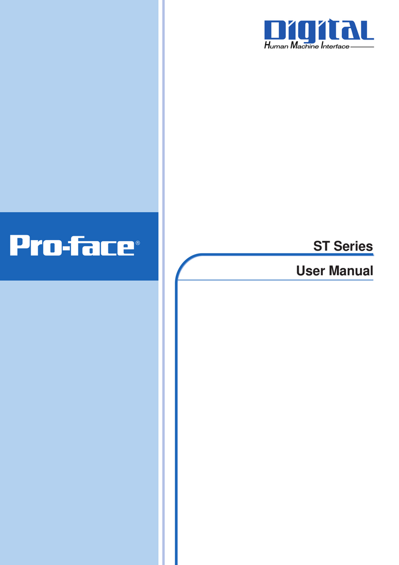 Pro-face Pro-face ST Series user manual