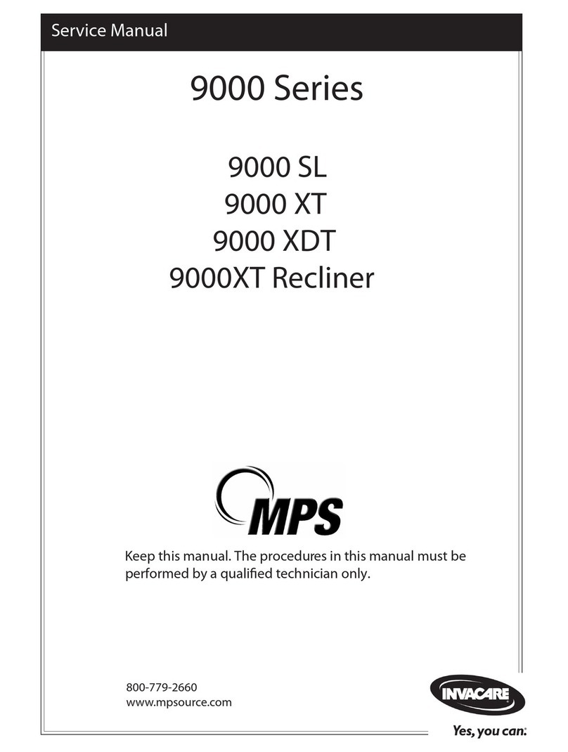 Invacare 9000 SL Service manual
