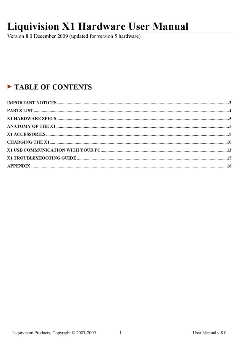 Liquivision X1 user manual
