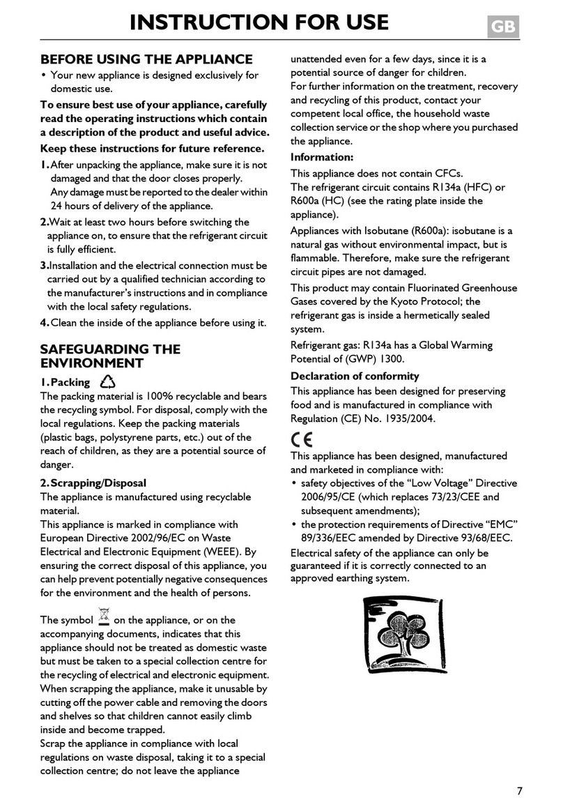 Whirlpool ARC 7658 IX Instructions for use