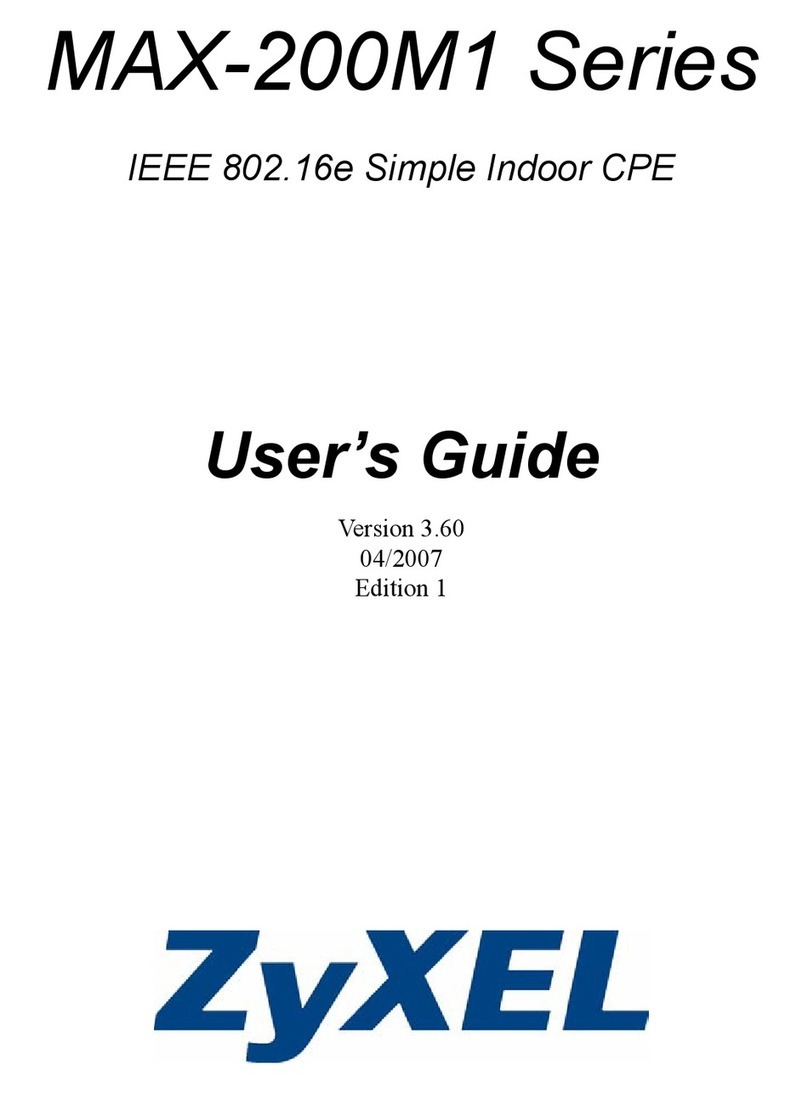 ZyXEL Communications MAX-200M1 Series User manual