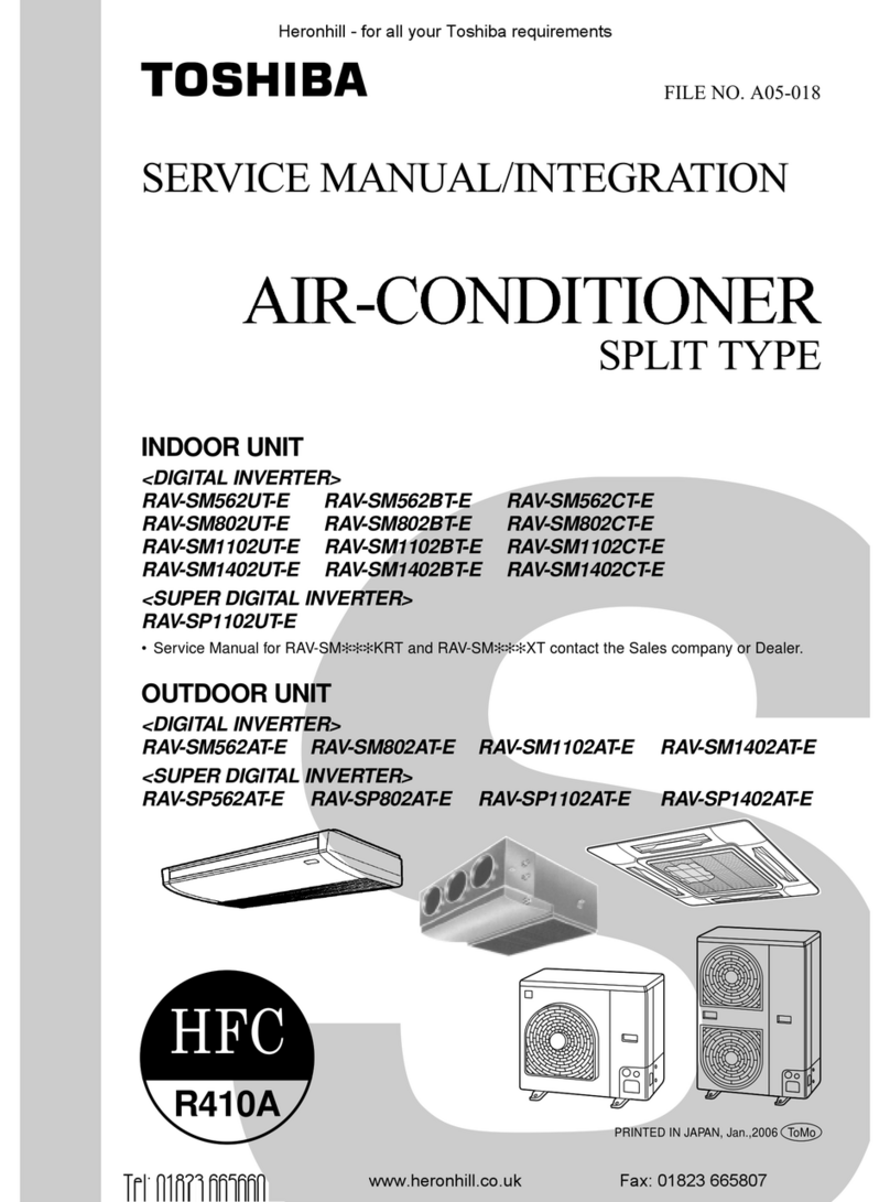 Toshiba RAV-SM562UT-E User manual