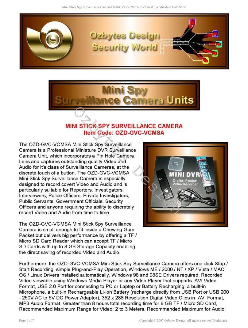 Ozbytes Design OZD-GVC-VCMSA owner's manual