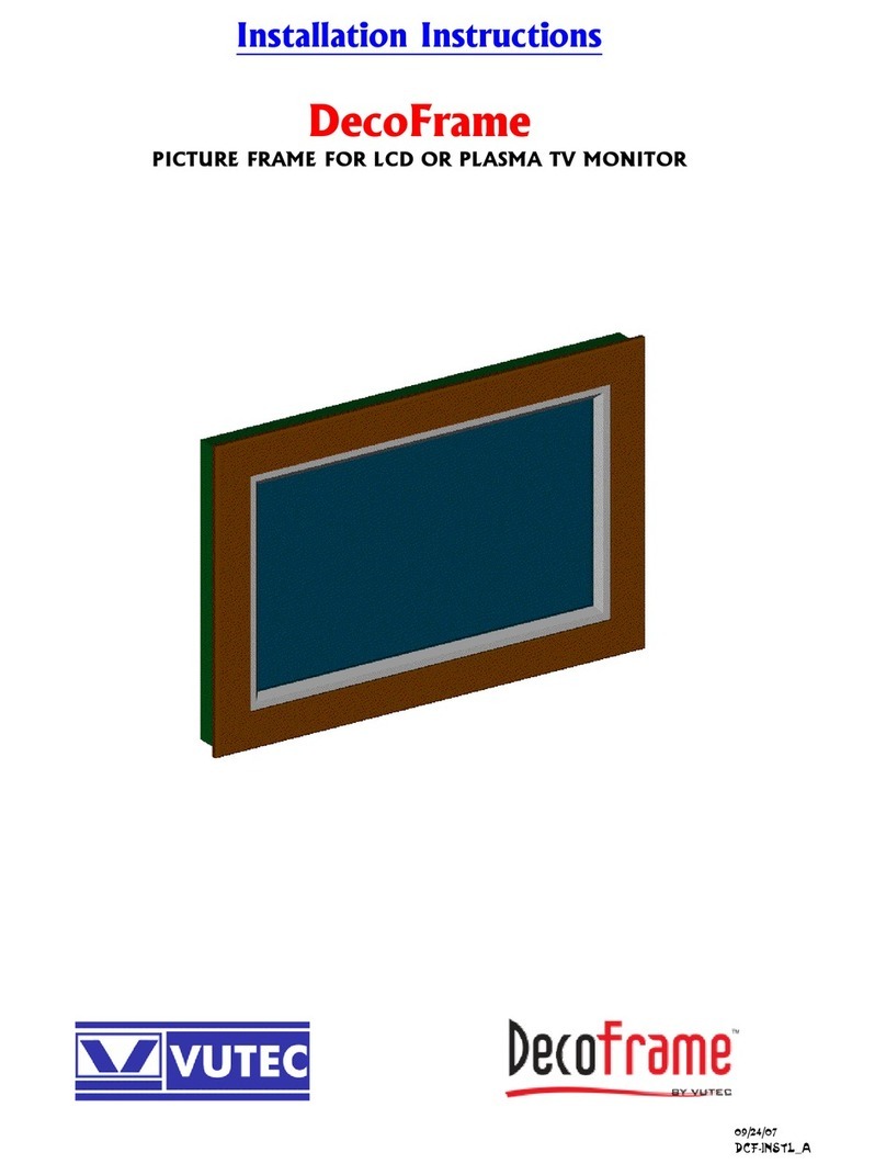 Vutec DecoFrame installation instructions Vutec DecoFrame installation instructions
