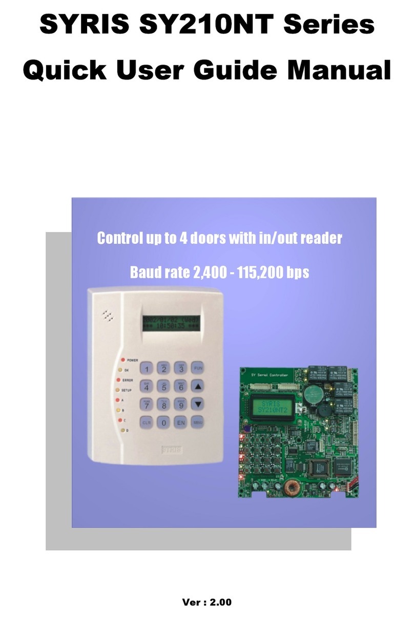 Syris SY210NT Series Quick user guide