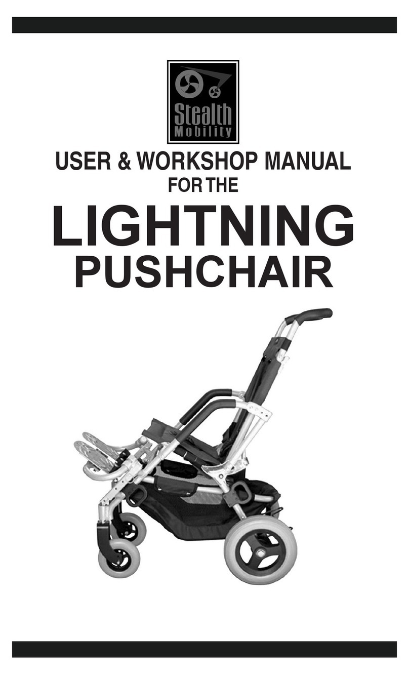 Stealth LIGHTNING PUSHCHAIR Instruction manual