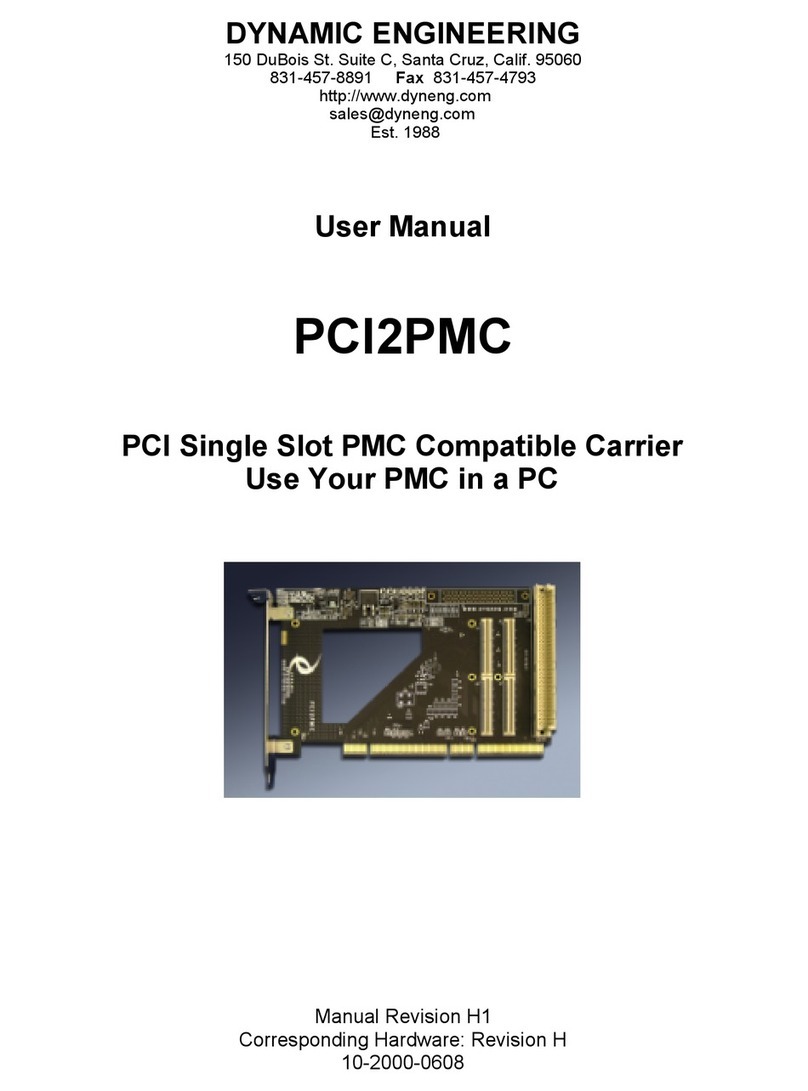 Dynamic Engineering PCI2PMC User manual
