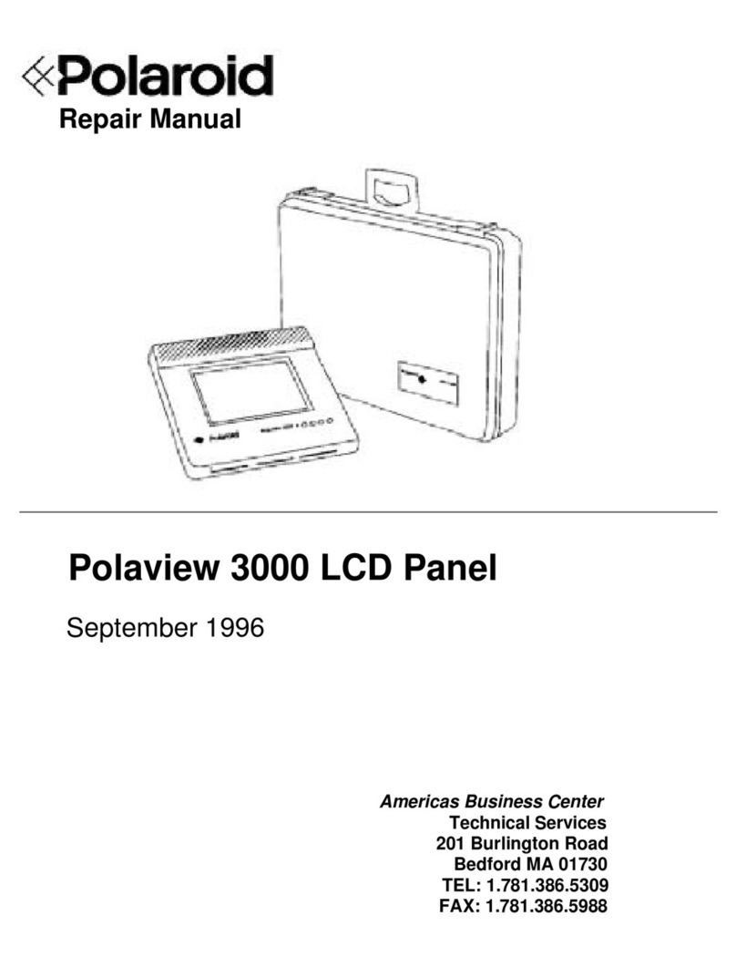 Polaroid Polaview 3000 Repair manual