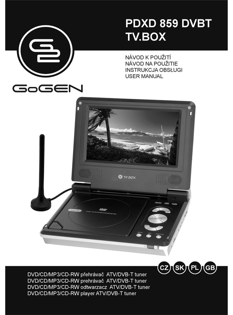 Gogen PDXD 859 DVBT TV.BOX User manual Gogen PDXD 859 DVBT TV.BOX User manual