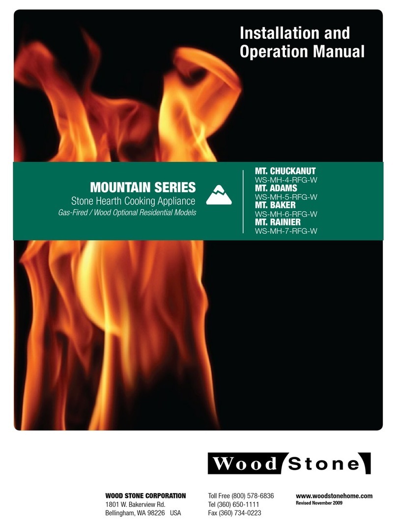 Wood Stone Mt. Chuckanut WS-MH-4-RFG-W Installation and operation manual