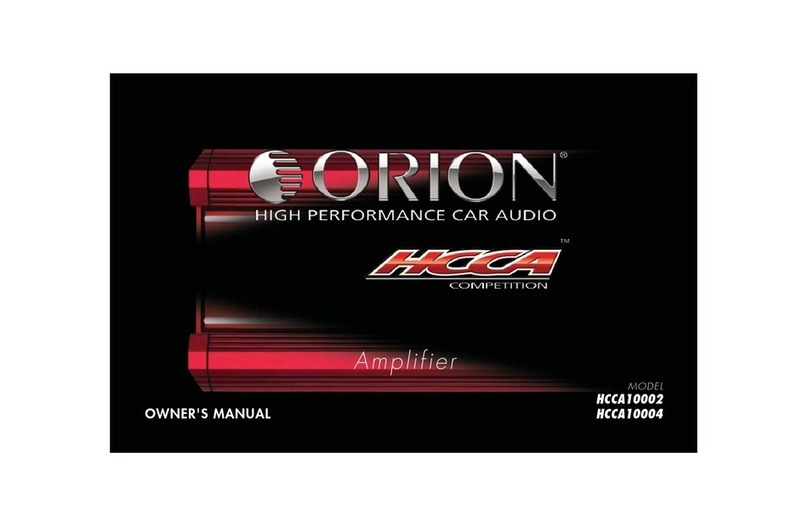 Orion HCCA10002 User manual