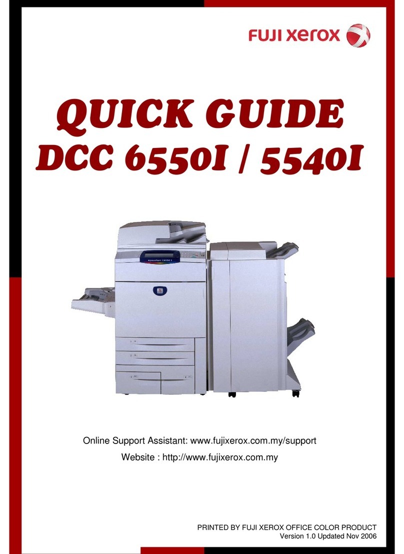 Fuji Xerox DCC 65501 quick guide