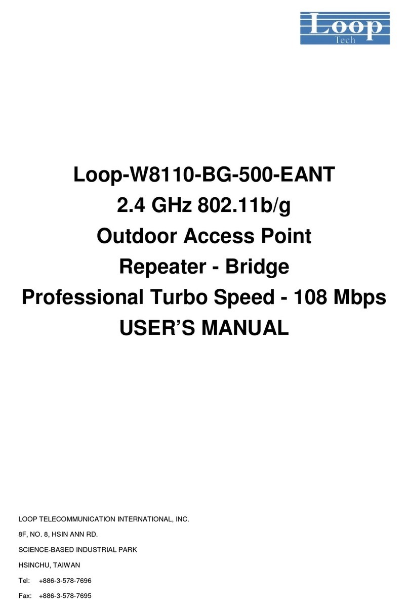 Loop Telecom Loop-W8110-BG-500-EANT user manual