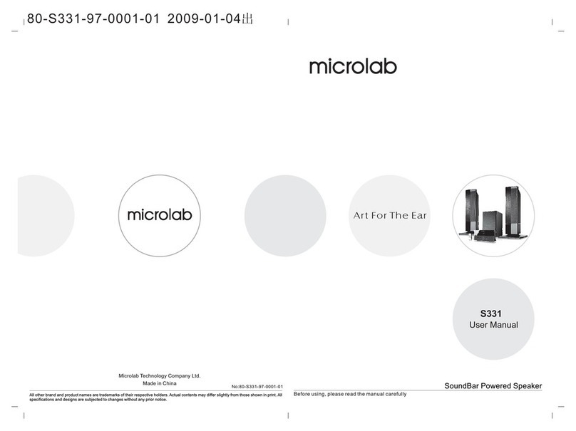Microlab S331 User manual
