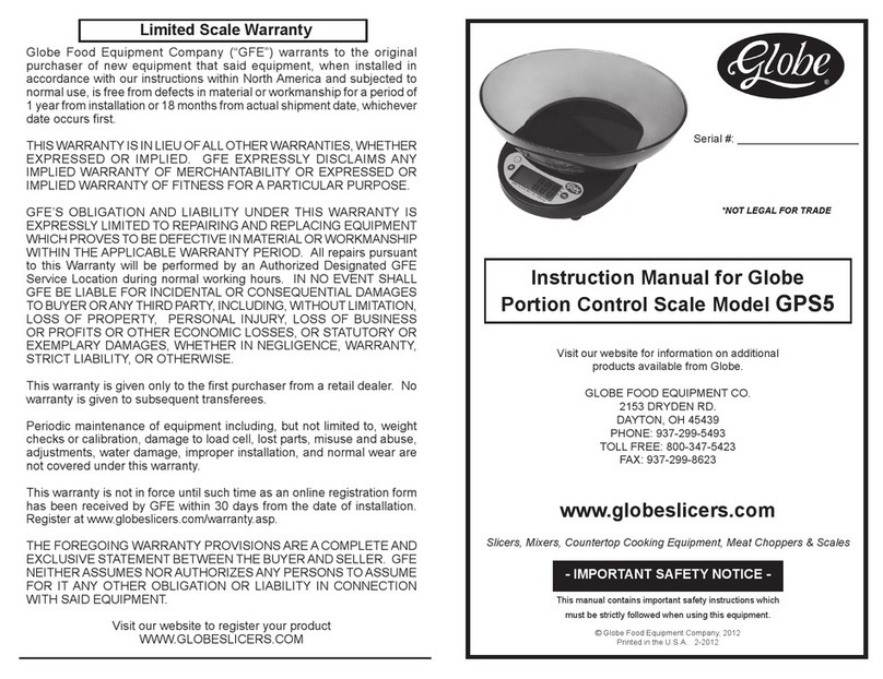 Globe GPS5 User manual