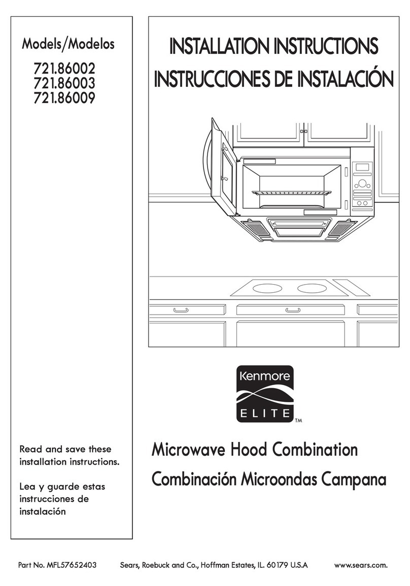 Kenmore ELITE 721.86002 User manual Kenmore ELITE 721.86002 User manual