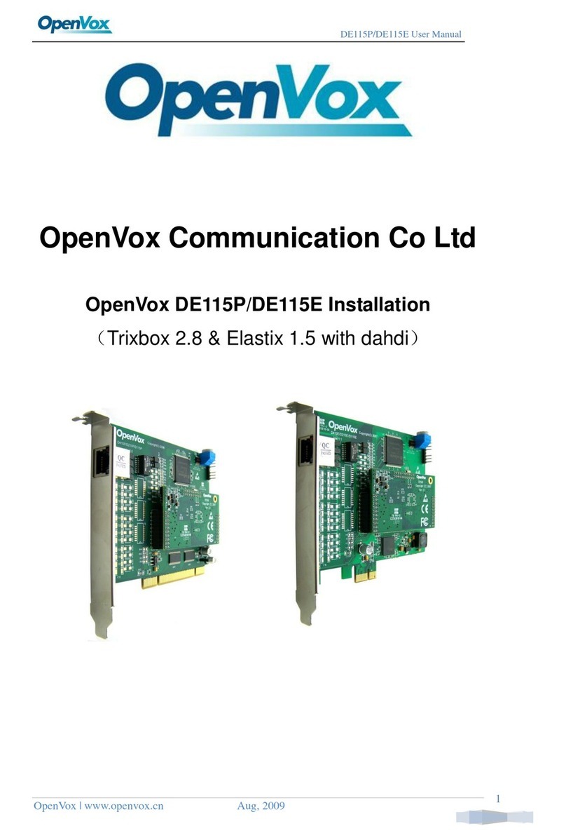 OpenVox DE115P user manual