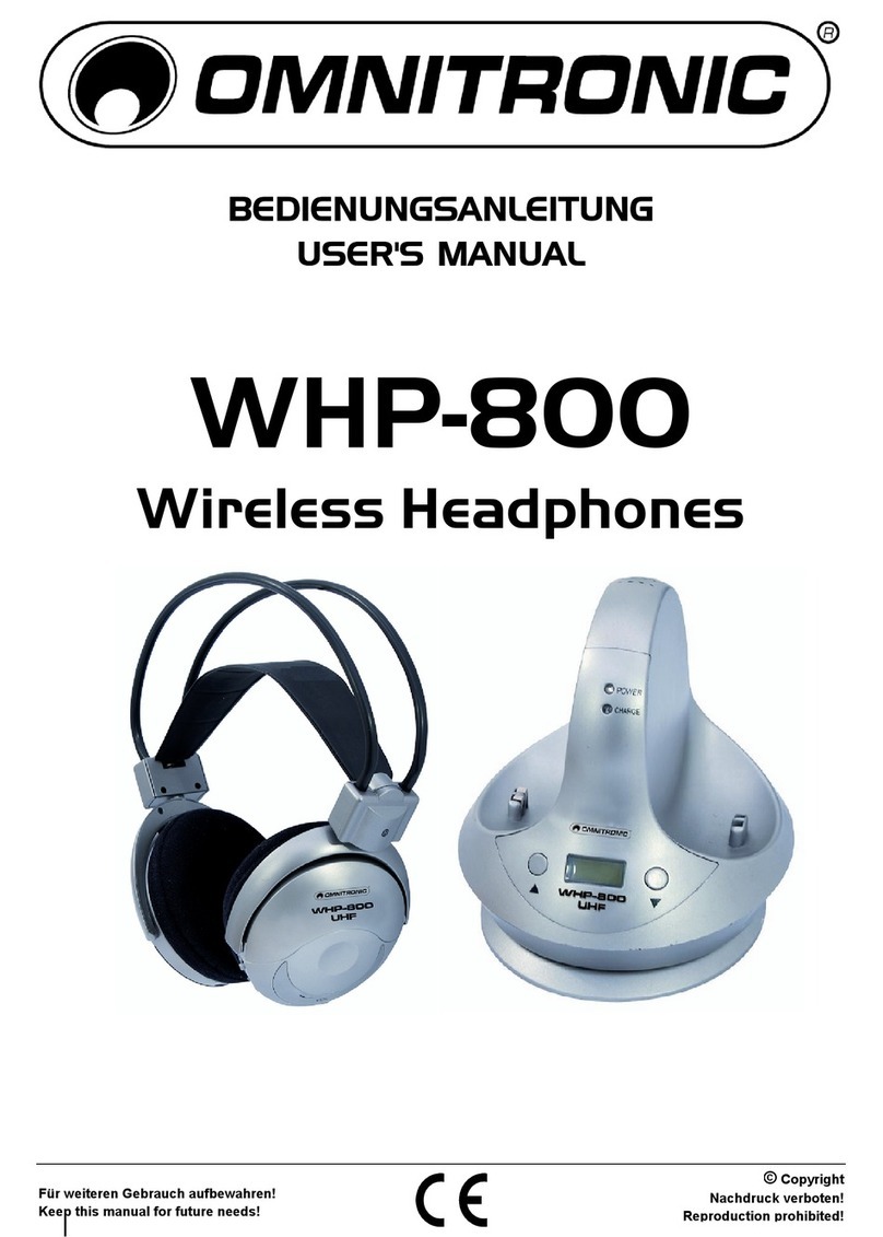 Omnitronic WHP-800 user manual