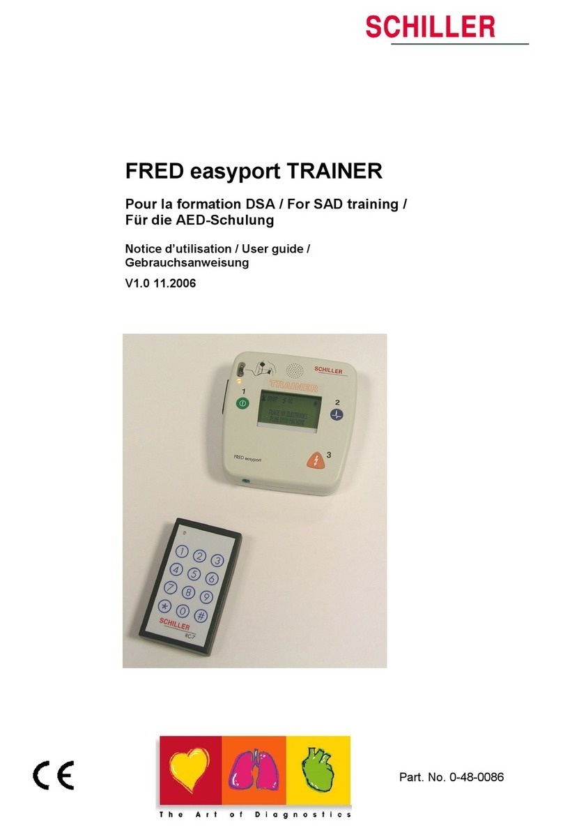 Schiller FRED easyport TRAINER user guide