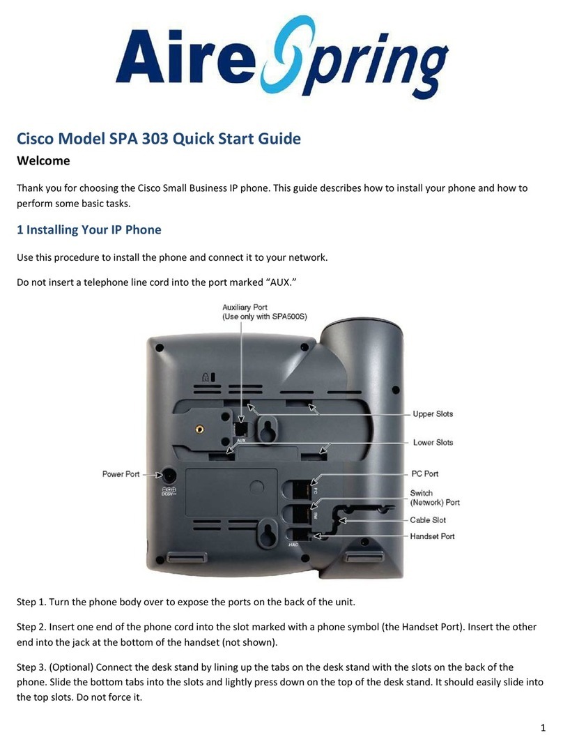 Cisco SPA 303 Series User manual