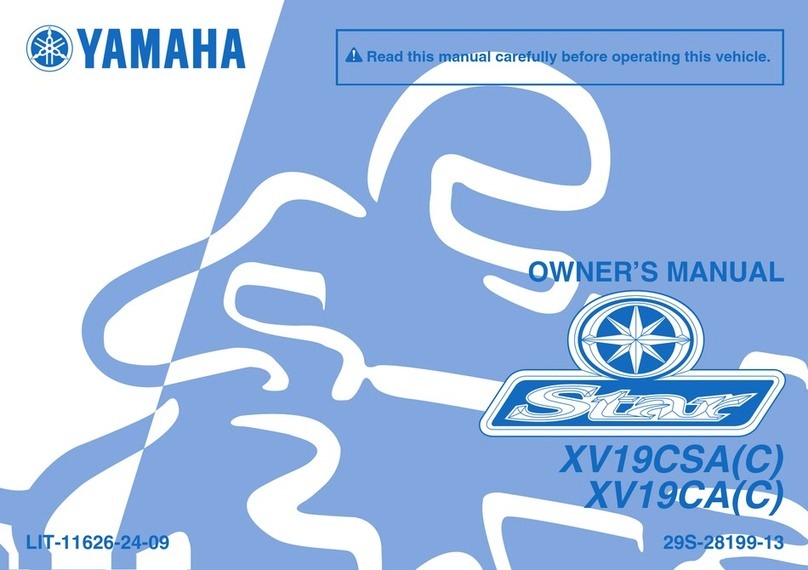 Yamaha XV19CSA owner's manual