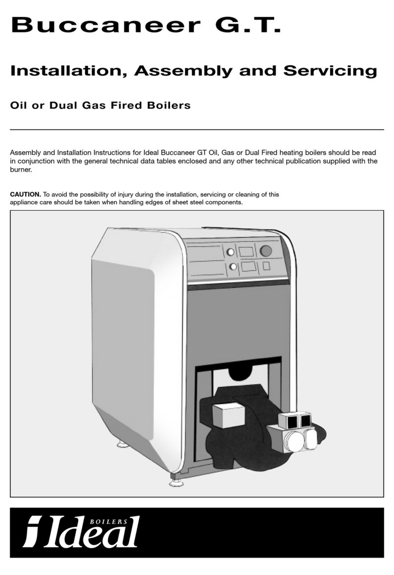 Ideal Boilers Buccaneer GT 5 Installation and assembly manual