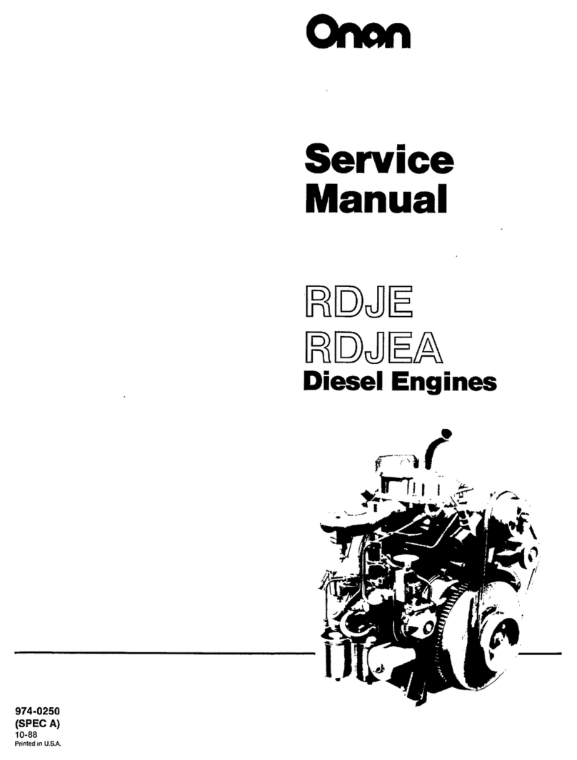Onan RDJE Service manual