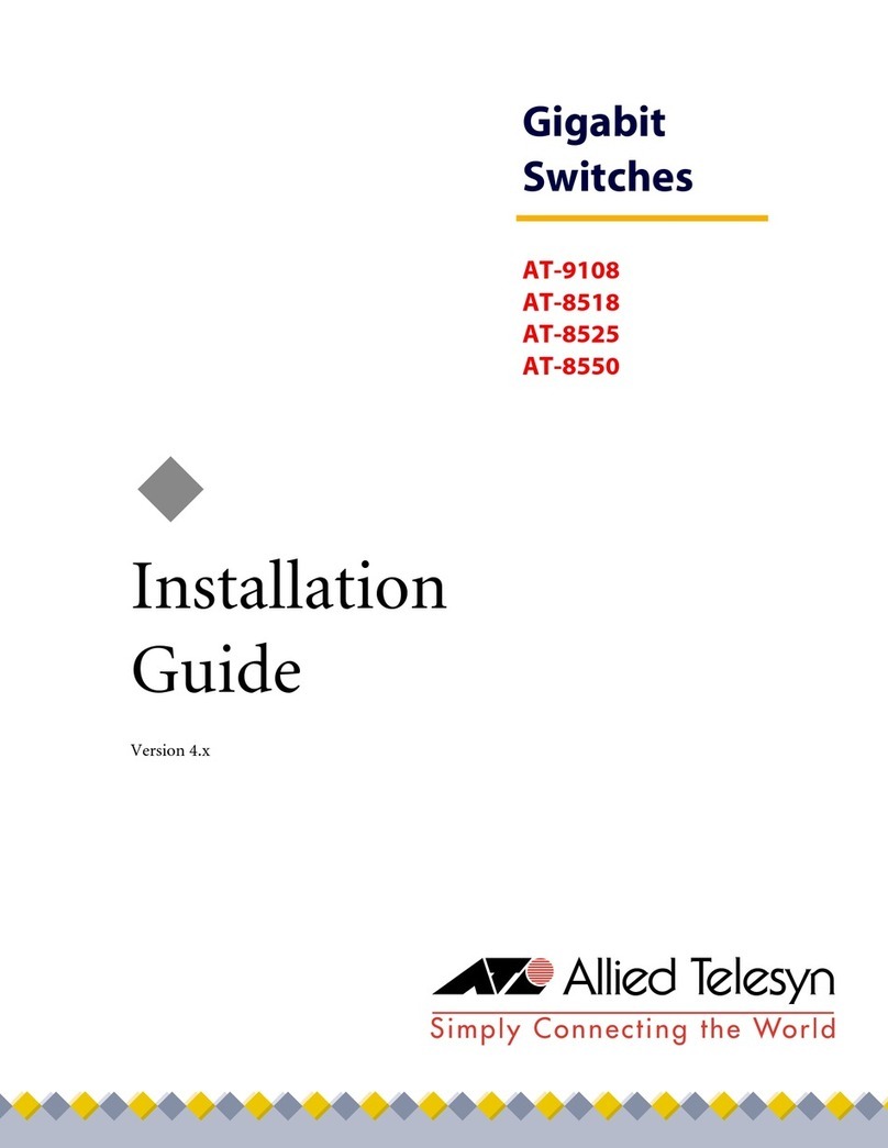 Allied Telesis AT-9108 User manual