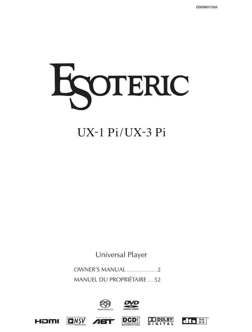 Esoteric UX-1 Pi User manual