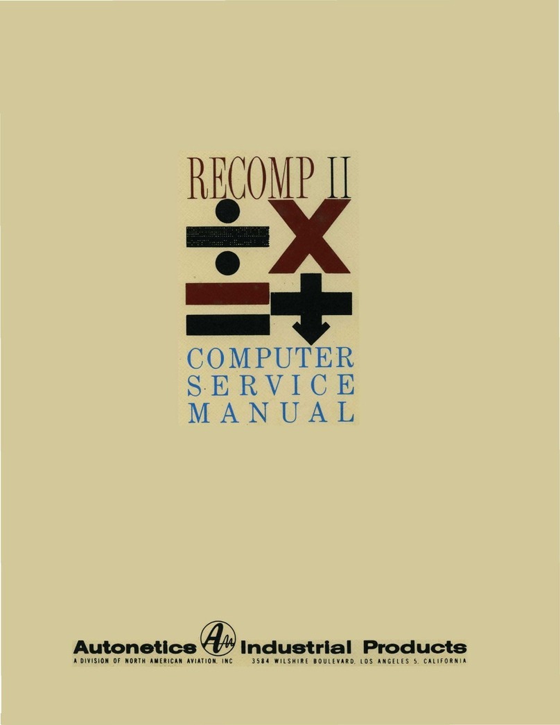 Autonetics RECOMP II Service manual